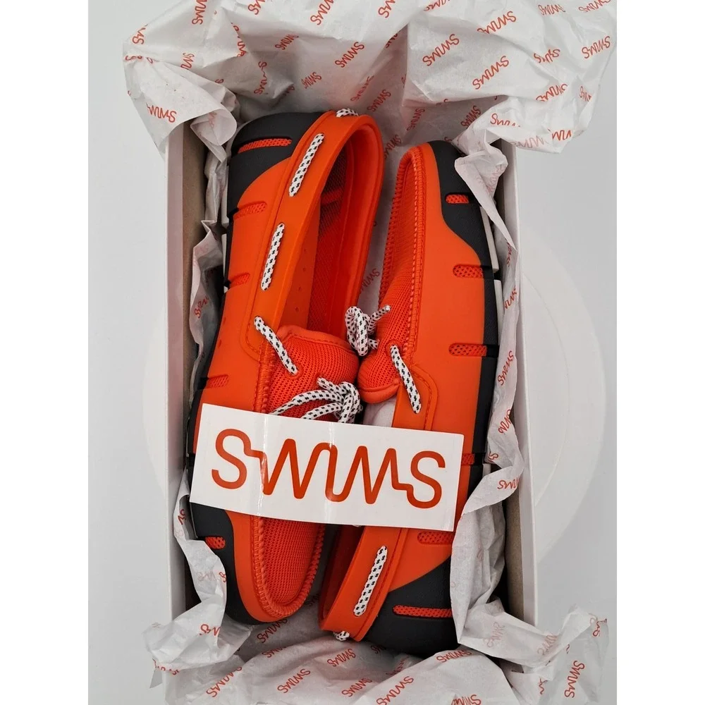 Mens Swims Braided Loafers In‎ Orange-size 7-NIB angelsalon.in display picture 2